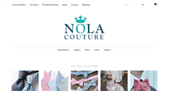 Desktop Screenshot of nolacouture.com